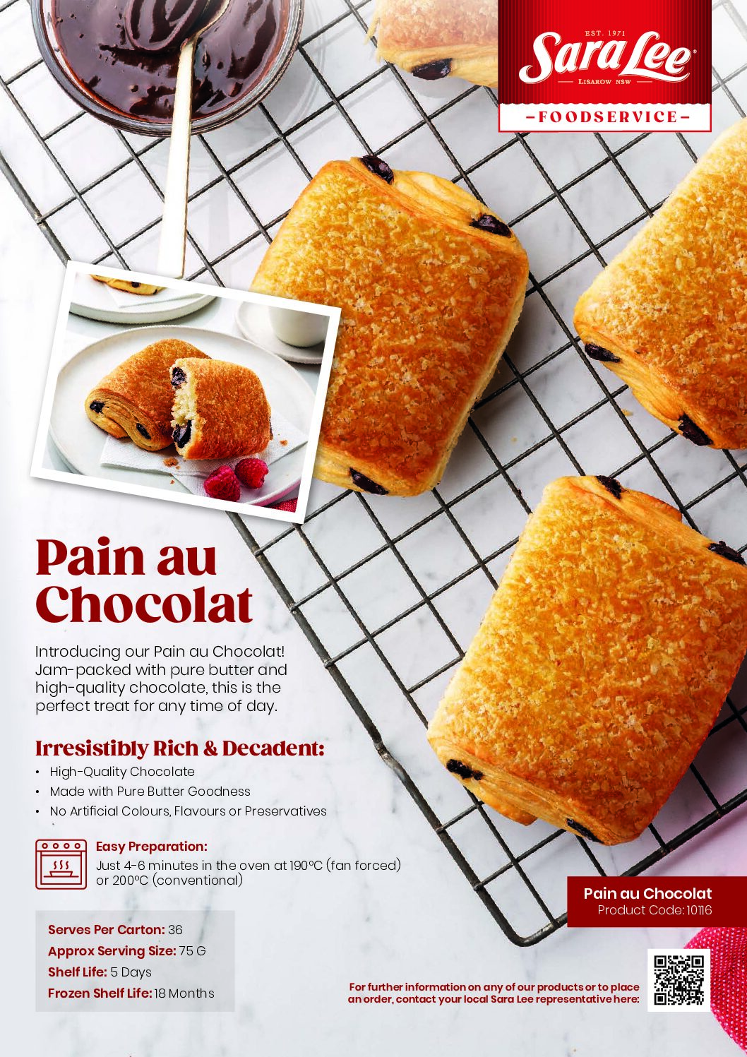 Pain au Chocolat Flyer